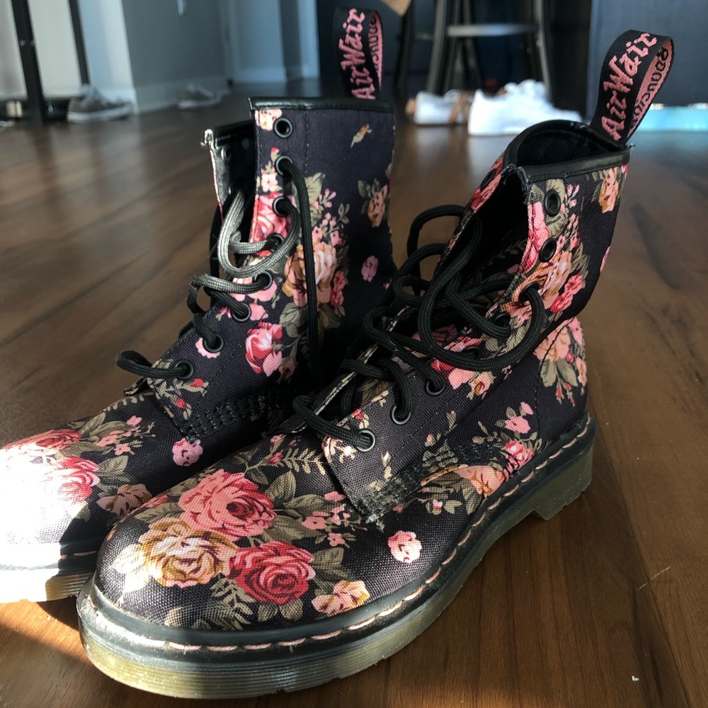 Floral Doc Martens